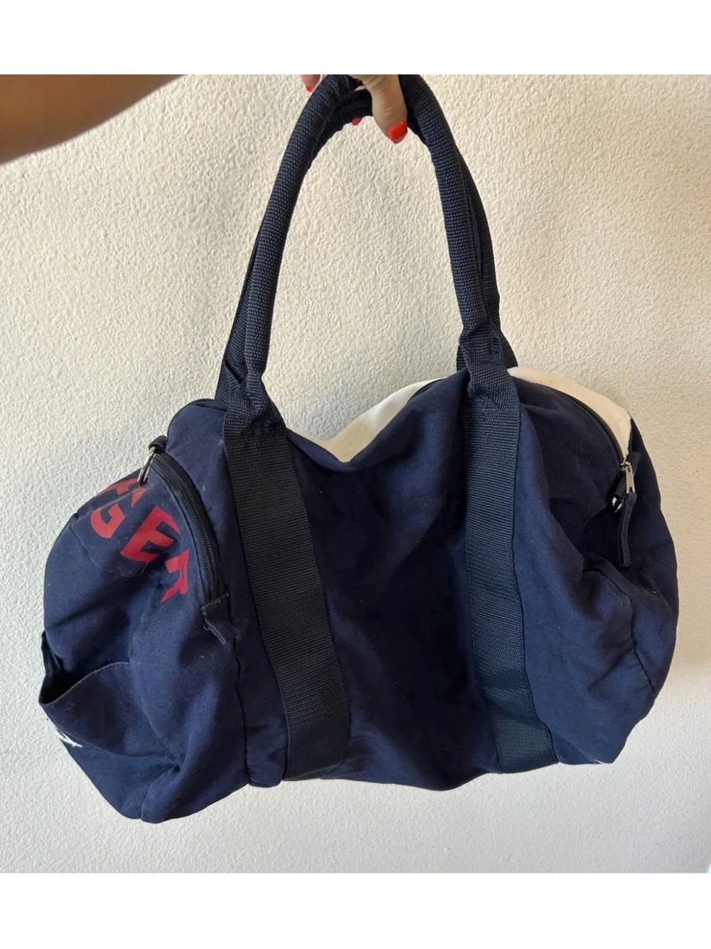 Tommy Hilfiger Bag 90s 00s Y2k Gym Work-out Sports Travel Carry-all Duffle